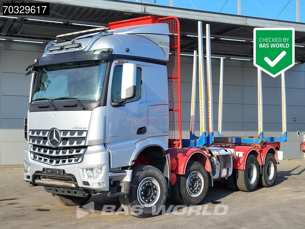 Mercedes-Benz Arocs 3658 8X4 ALUCAR Holztransporter Full Steel s