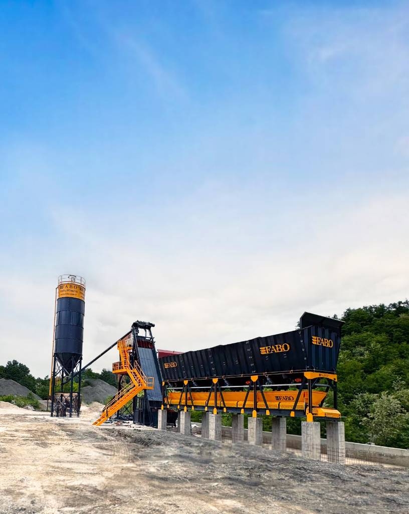 Fabo CENTRALE À BÉTON COMPACTE À GODET 60 M3/H