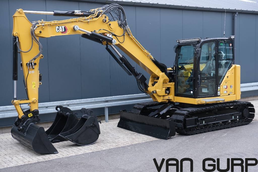 Mini-pelle Caterpillar 308 CR | 2022 | 1400h | A/C | verstelgiek — occasion 2022, 1 400 h
