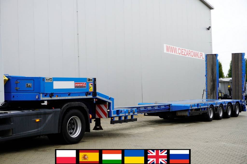 Semi-remorque surbaissée Langendorf ST-4 VB low-bed semi-trailer/ extendable / widene — occasion 2023