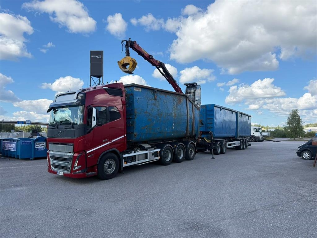 Camion ampliroll Volvo FH16 8x4 + NTM 5-aks PV — occasion 2022