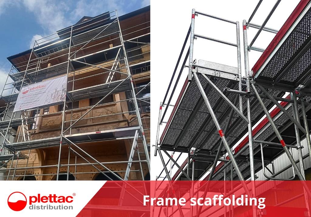 Plettac Distribution Frame scaffolding, set 1008m2