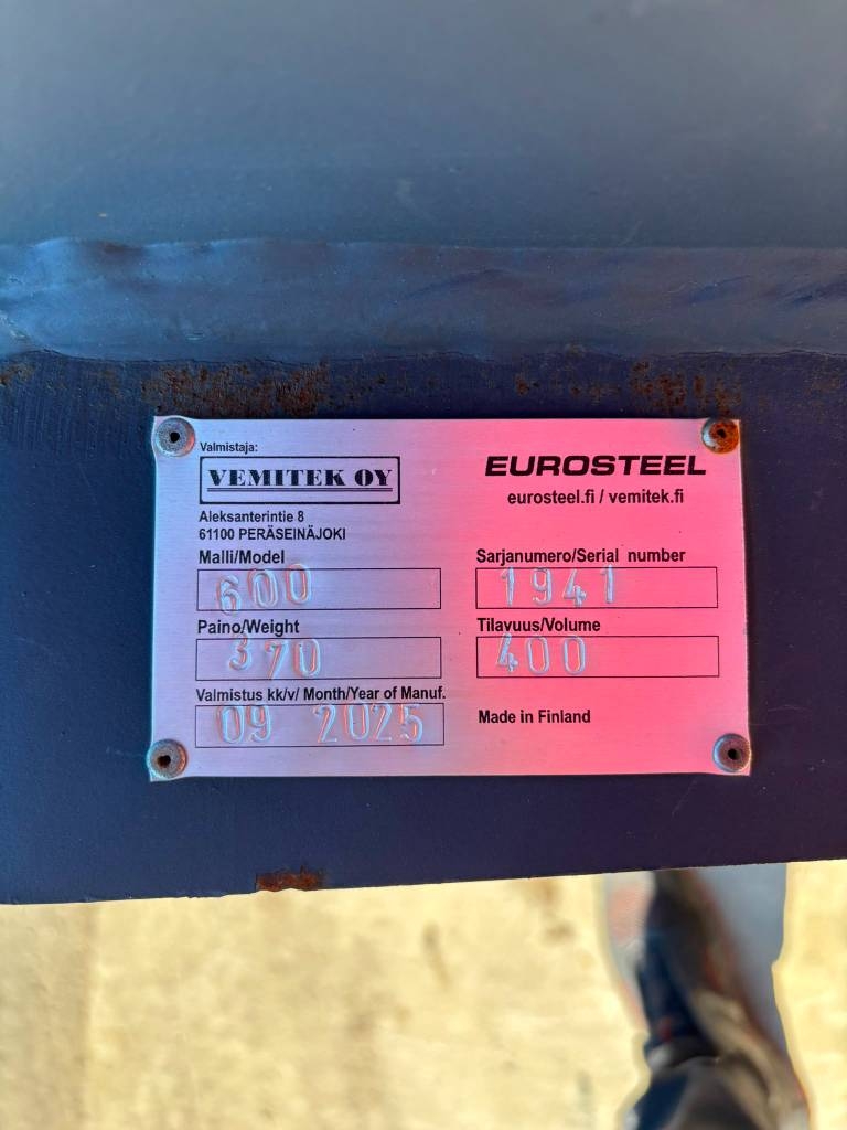 Eurosteel Kaapelikauha 600mm / 400L S60 kuva 5