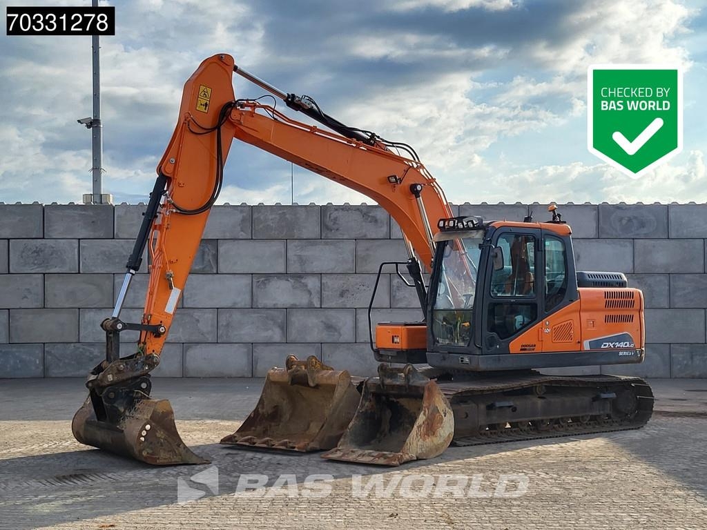 Doosan DX140 LC-5 DX 140LC-5 3 Buckets