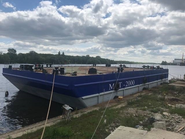 Barge Steel barge pontoon MAT 2000