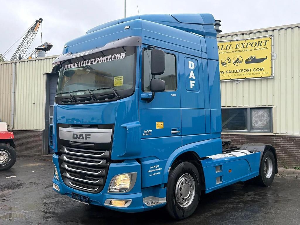 Tracteur routier DAF XF 510 Euro6 Retarder Hydraulic Good Conditi — occasion 2015
