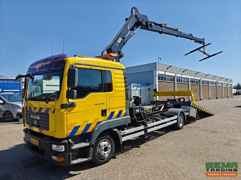 Camion de dépannage MAN TGL 12.240 4x2 Double Cab (6 pers) Euro 4 - Hiab12 — occasion 2007