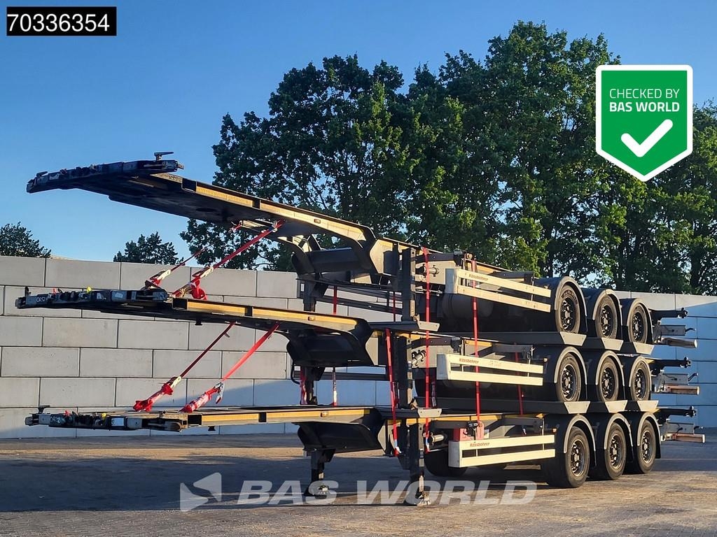 Semi-remorque porte-conteneur Kässbohrer CS 3 axles 40ft Axle Stack — occasion 2018