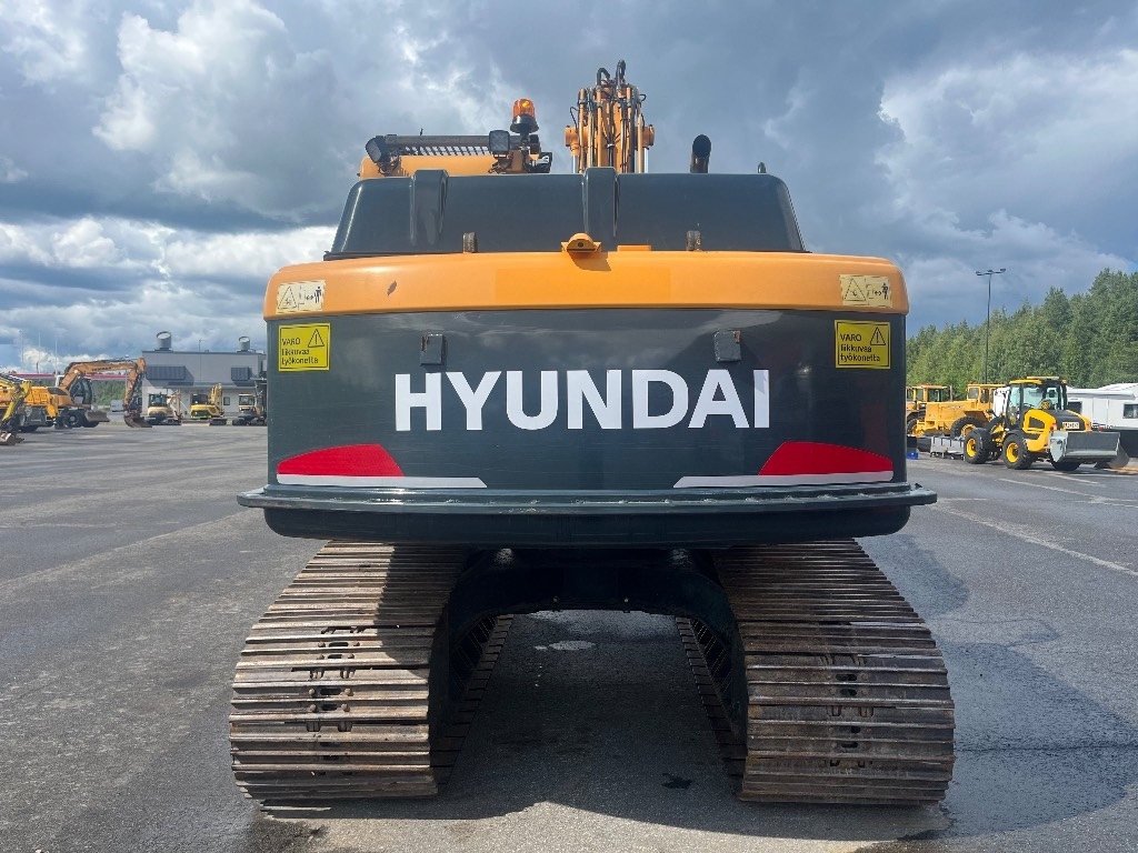 Hyundai Robex 140 LCM-9 / Engcon, Harvesteri, Uudet ketjut kuva 6