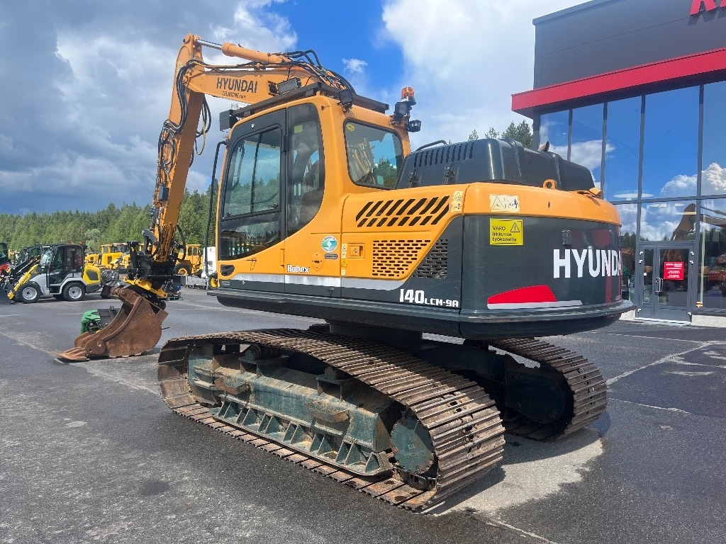 Hyundai Robex 140 LCM-9 / Engcon, Harvesteri, Uudet ketjut kuva 5