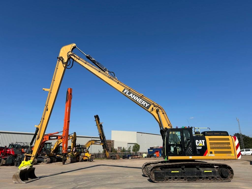 Pelle longue portée Caterpillar 336 F L - 20m Long Reach — occasion 2018, 6 106 h