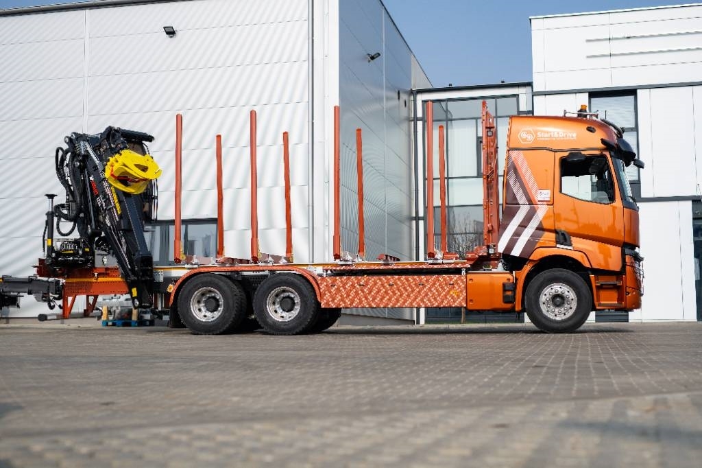 Renault C P6X4 transport drewna/ stacked wood transport
