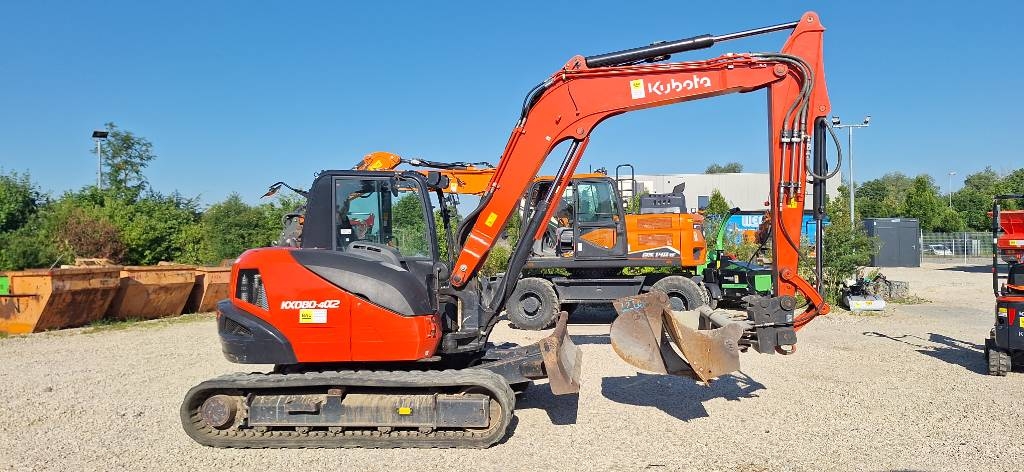 Pelle sur chenilles Kubota Kompaktbagger KX 080-4 alpha 2 — occasion 2022, 2 150 h