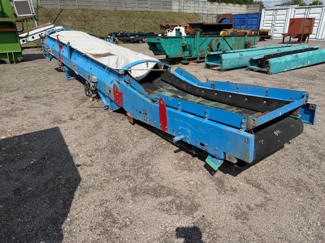 Sandvik belt conveyor 8 m x 900 mm