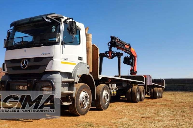 Mercedes-Benz Axor 3535 & Palfinger PK18500 with Afrit Trailer