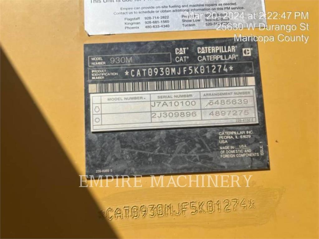 Chargeuse sur pneus Caterpillar 930M FC — occasion 2021, 5 584 h