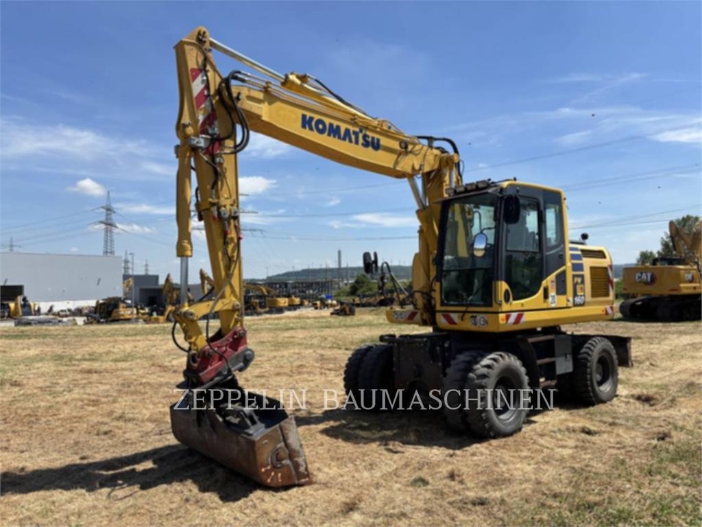 Pelle sur pneus Komatsu PW160-10 — occasion 2017, 7 878 h