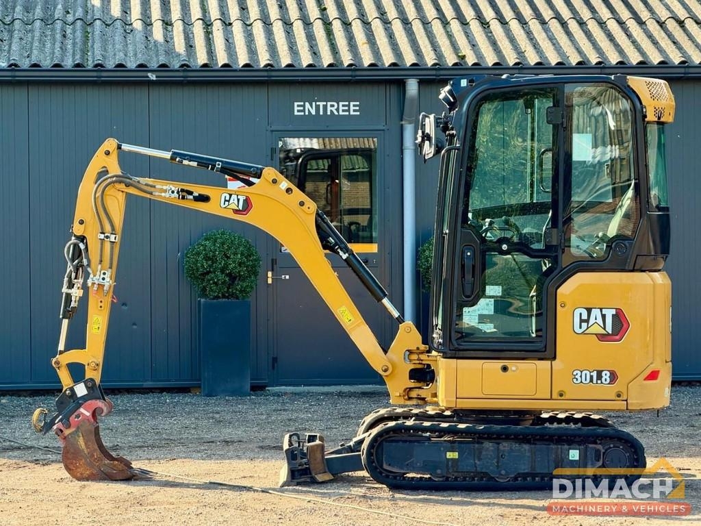 Mini-pelle Caterpillar 301.8 Hydraulic quick coupler CW - FULL SERVICE — occasion 2022, 1 211 h