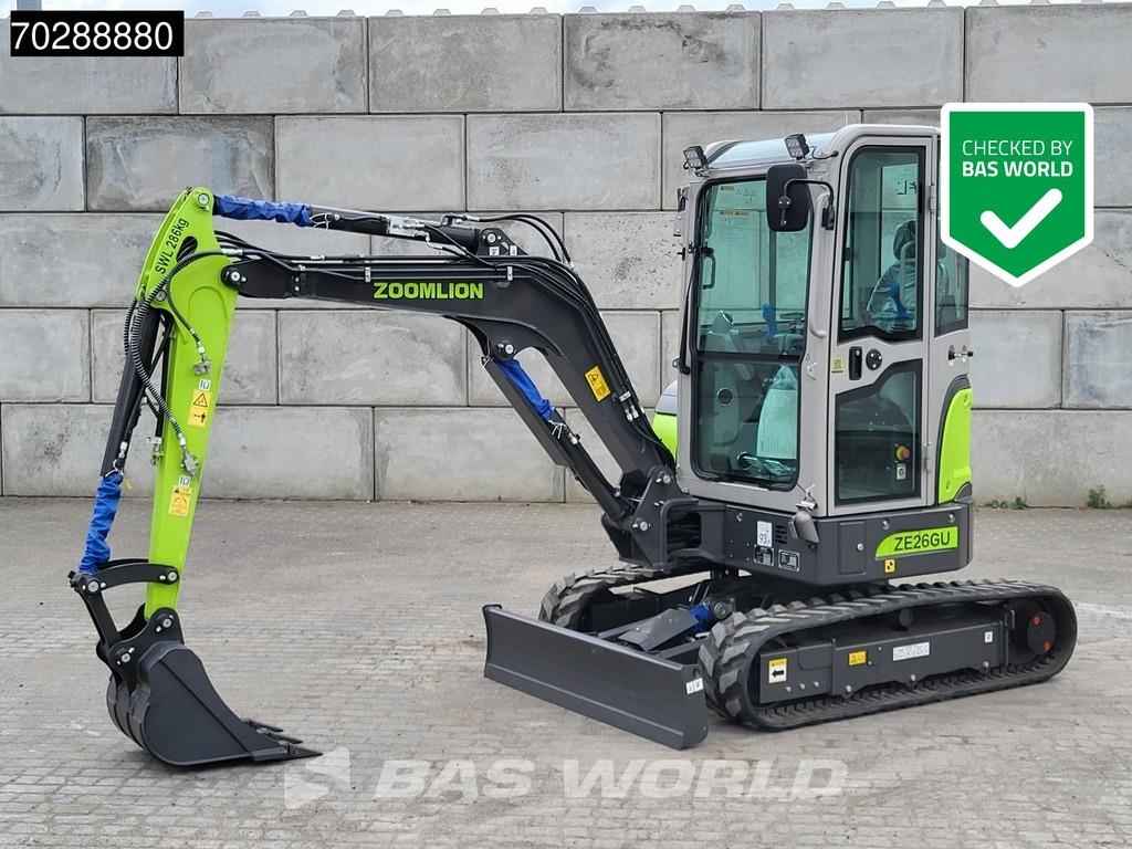 Zoomlion ZE26 GU FACTORY WARRANTY - CE CERTIFIED - KUBOTA E