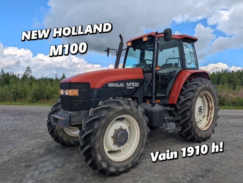 New Holland M100 Fiat Agri, turbo, ajettu 1910h, katso video!