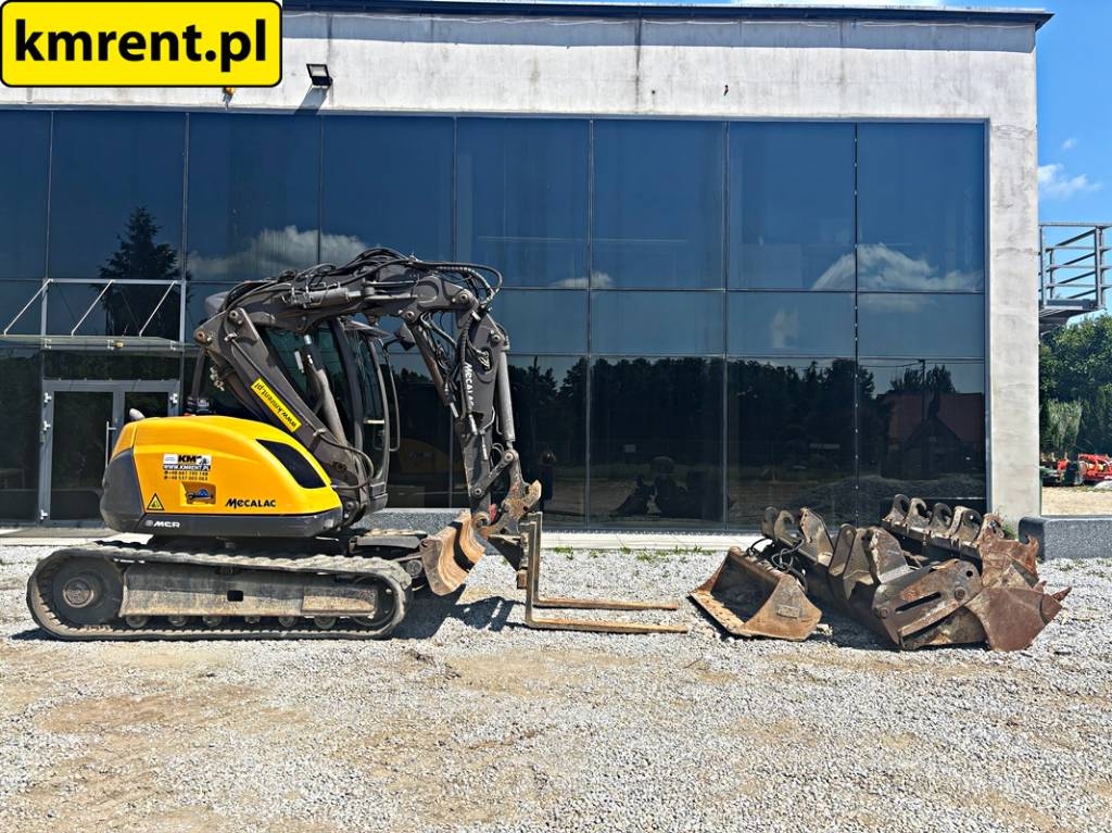 Mini-pelle Mecalac 8 MCR MINI-KOPARKA 2019R | MECALAC 6 MCR, JCB 8065 — occasion 2019, 6 894 h