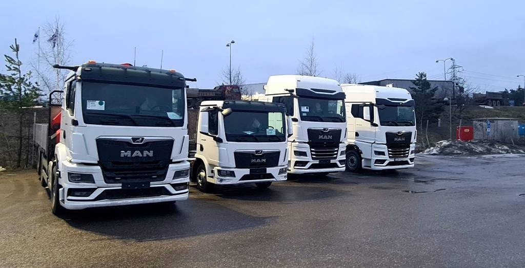 MAN TGX / TGS/TGM färdiga lagerbilar och chassier