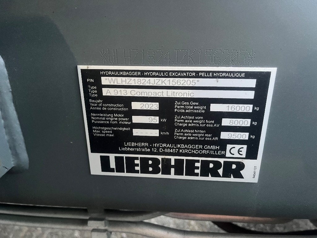 Liebherr 913 compact / Myyty, Sold kuva 8