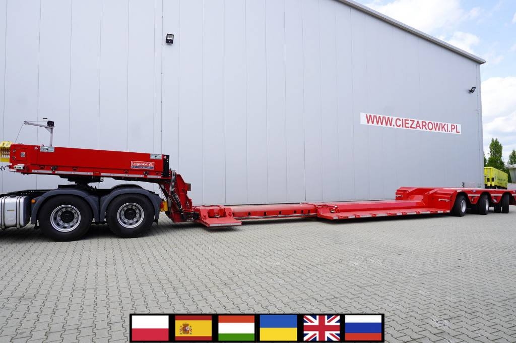Langendorf SATAHV 30/50 low-bed semi-trailer / deck 16 m