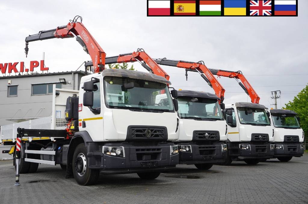 Renault C280 DTI 8 / FASSI crane F135A.22 / 8 units