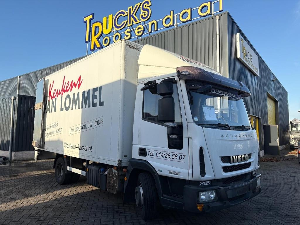 Camion fourgon Iveco Eurocargo 80E180 + MANUAL + 8t + EURO 5 + 3 SEATS — occasion 2009