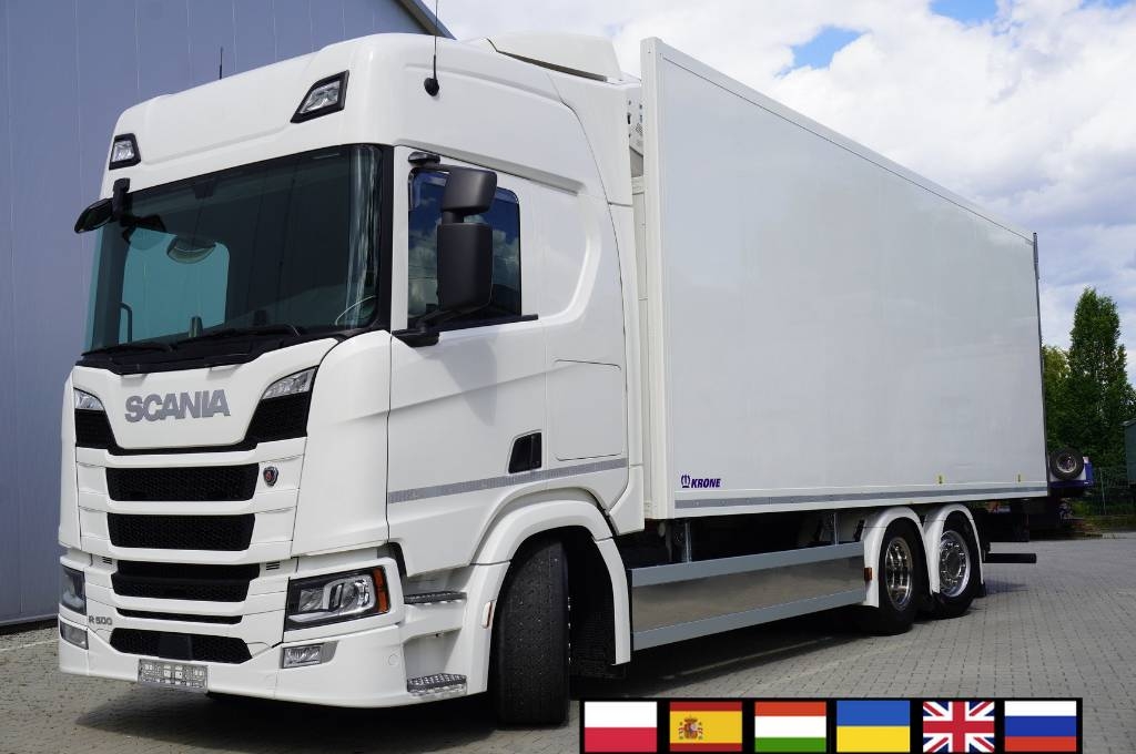Scania R500 6x2 / KRONE 19 EPAL refrigerator / Thermoking