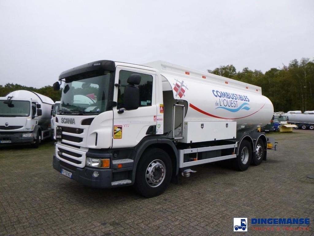 Camion citerne Scania P320 6x2 fuel tank 18.5 m3 / 5 comp — occasion 2013