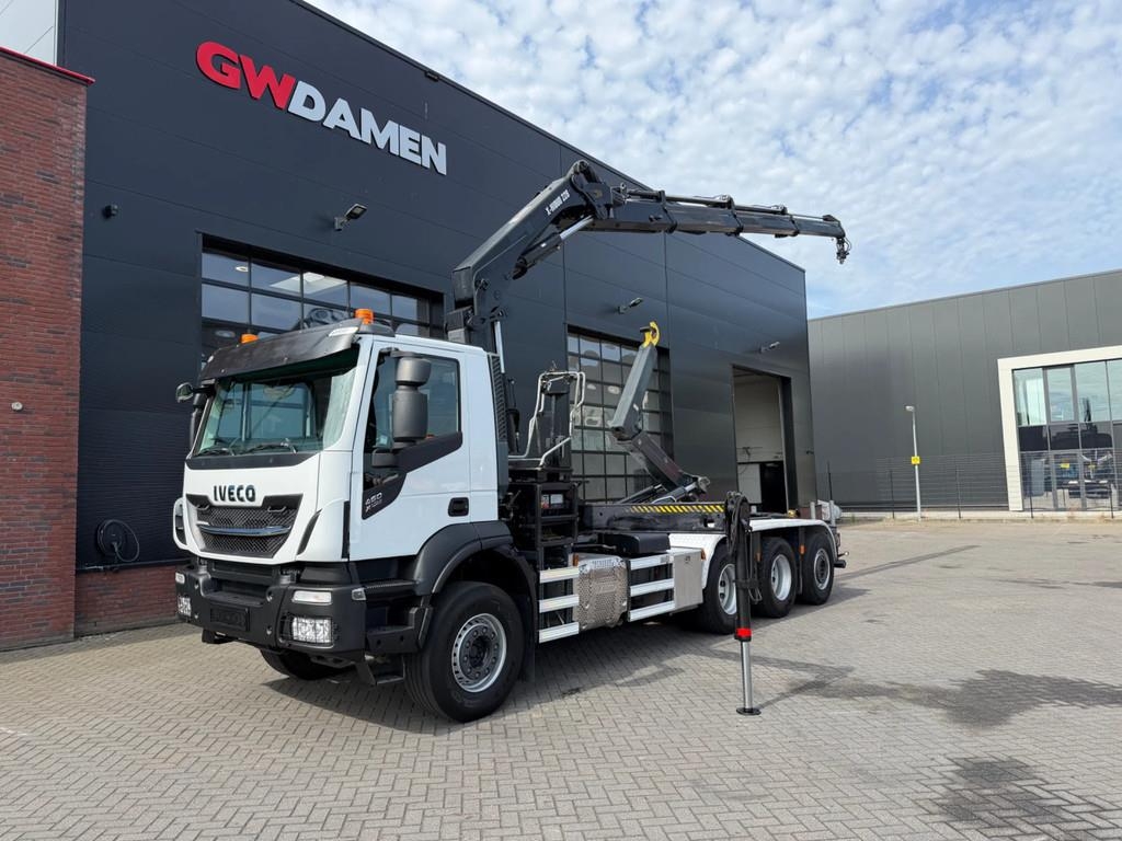 Iveco Stralis 460 8x4 Haaksysteem / Hiab 228-3 Euro 6 D