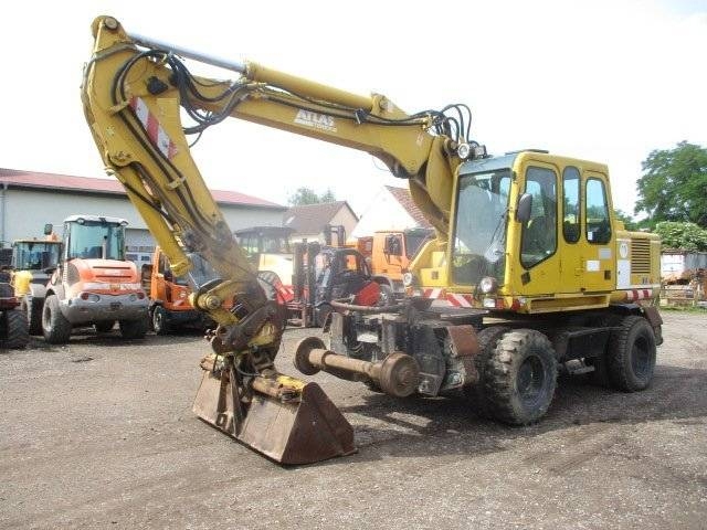 Pelle sur pneus Atlas 1604 ZW — occasion 1997, 11 400 h