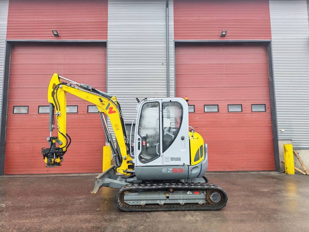 Wacker Neuson EZ 53 / Engcon, Puskulevy, Pienet tunnit!