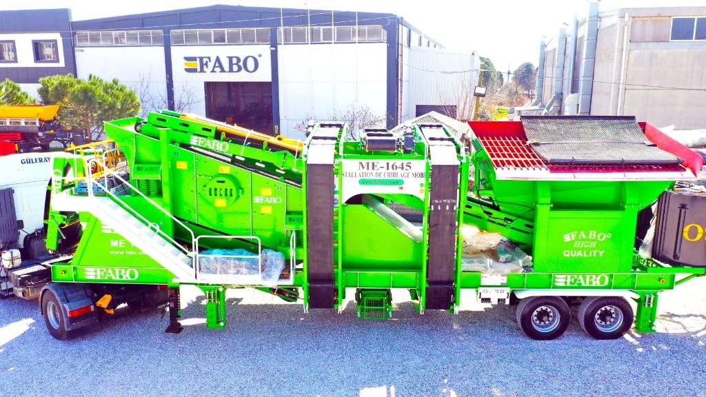 Fabo ME 1645 SERIES INSTALLATION DE CRIBLAGE