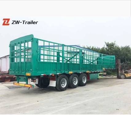 ZW Group ZW-GROUP 60ton 3 Axle Fence Cargo Trailer