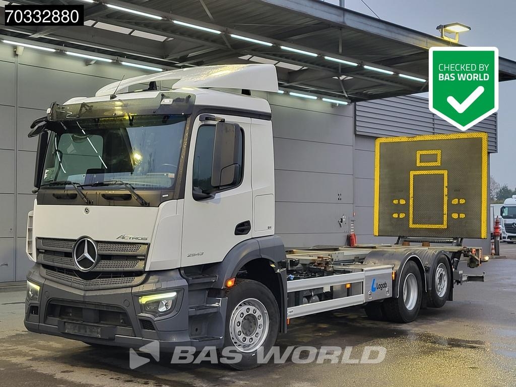 Camion à bras hydraulique Mercedes-Benz Actros 2543 6X2 Full Air Lift+Steering Axle Tailga — occasion 2023