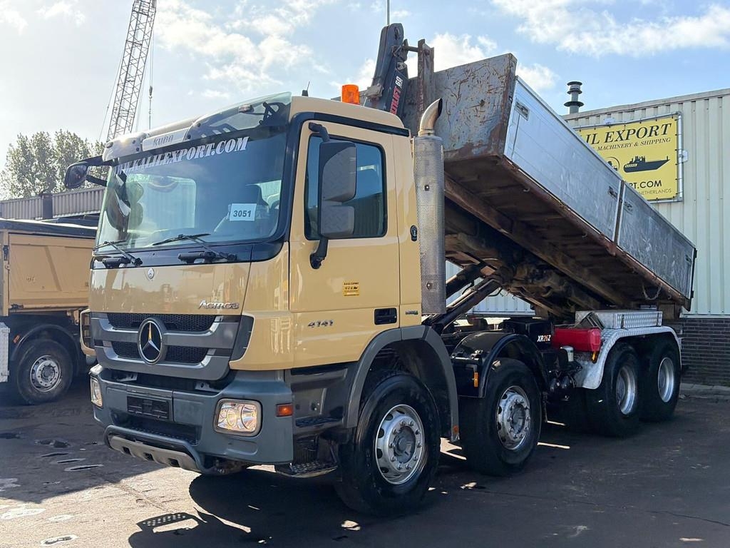 Camion ampliroll Mercedes-Benz Actros 4141 Multilift - 8x4 - MP3 - Big Axles - V6 — occasion 2010