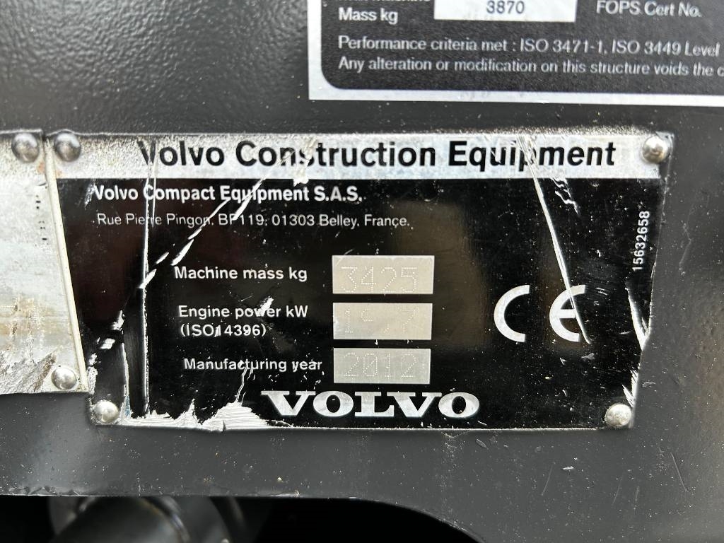 Volvo ECR 38 / Myyty / Sold kuva 13