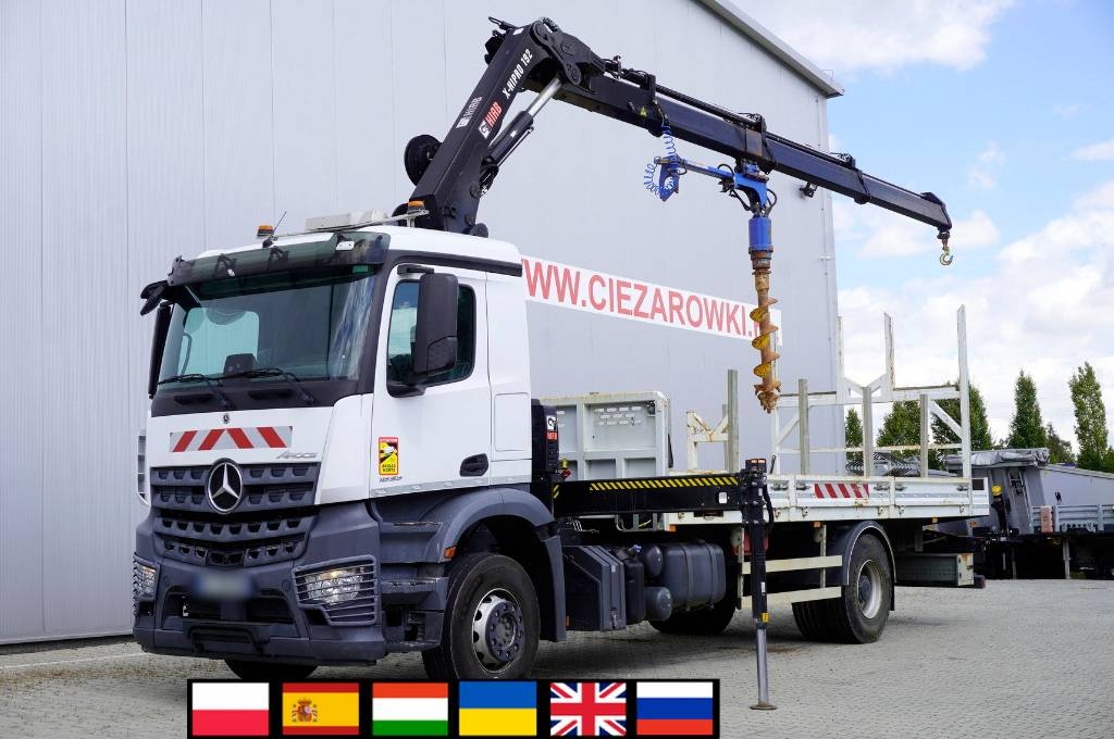 Mercedes-Benz Arocs 1833 4x2 / 50 tho. km! / HIAB X-HIPRO 192 ES