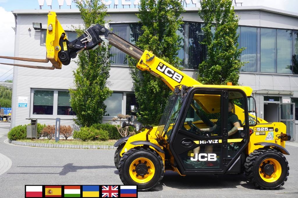 JCB 525-60T5 / 2022 / 860 MTH! / 2.5 T / Reach 6 m / j