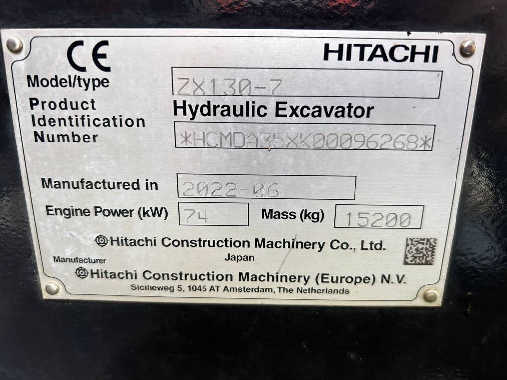 Hitachi ZX 130-7 / Buldozer, Mazací tuk, Malé hodiny! kuva 19