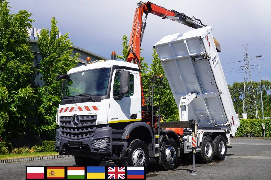 Mercedes-Benz Arocs 3236 8x4 / HDS Fassi F155A.0.22 / 3 units