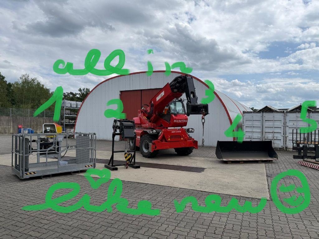 Chariot télescopique Manitou MRT 2150+ Privilege — occasion 2014, 1 215 h