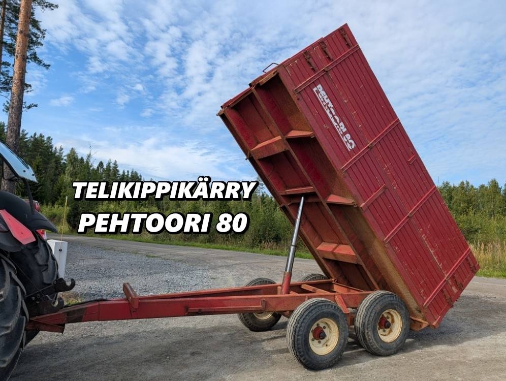 Pehtoori 80 telikippikärry, kantavuus 8000 kg, tilavuus 90H