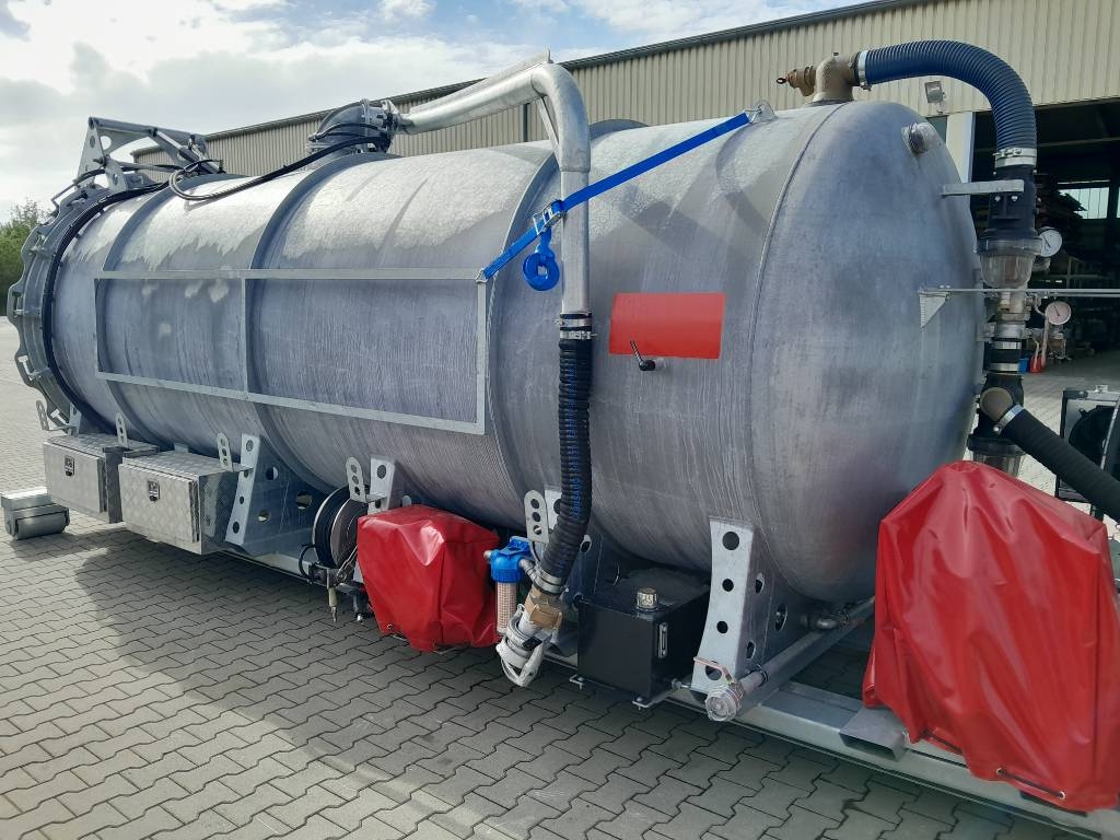 Zimmermann Abroller, Saugaufbau, Fäkalien, Spülauf