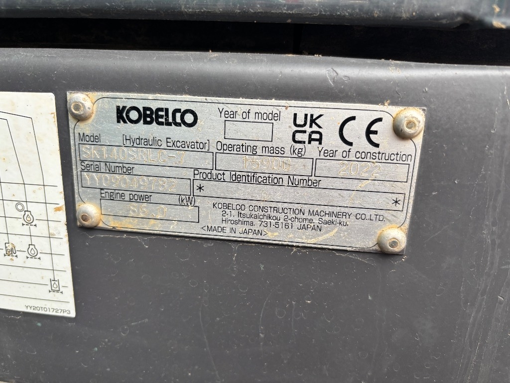 Kobelco SK 140 SRHW / Prodáno, Prodáno kuva 10