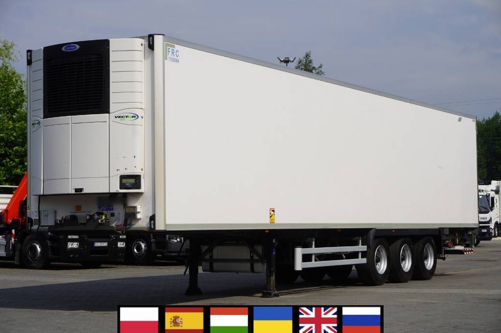 Semi-remorque frigorifique Lamberet refrigerated semi-trailer / Carrier Vector 1550 — occasion 2016