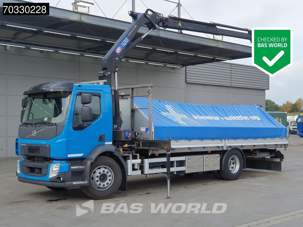 Volvo FL 280 4X2 18tons truck HMF 1120K-RC Crane Kran Fu